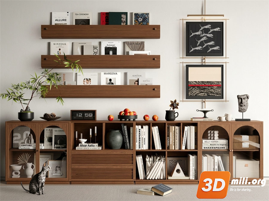 Bookcase Skp Files